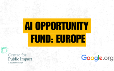 Google.org AI Opportunity Fund